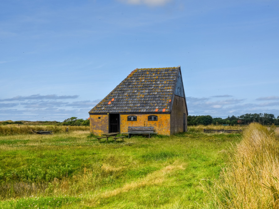 Pittoreske schapenstal