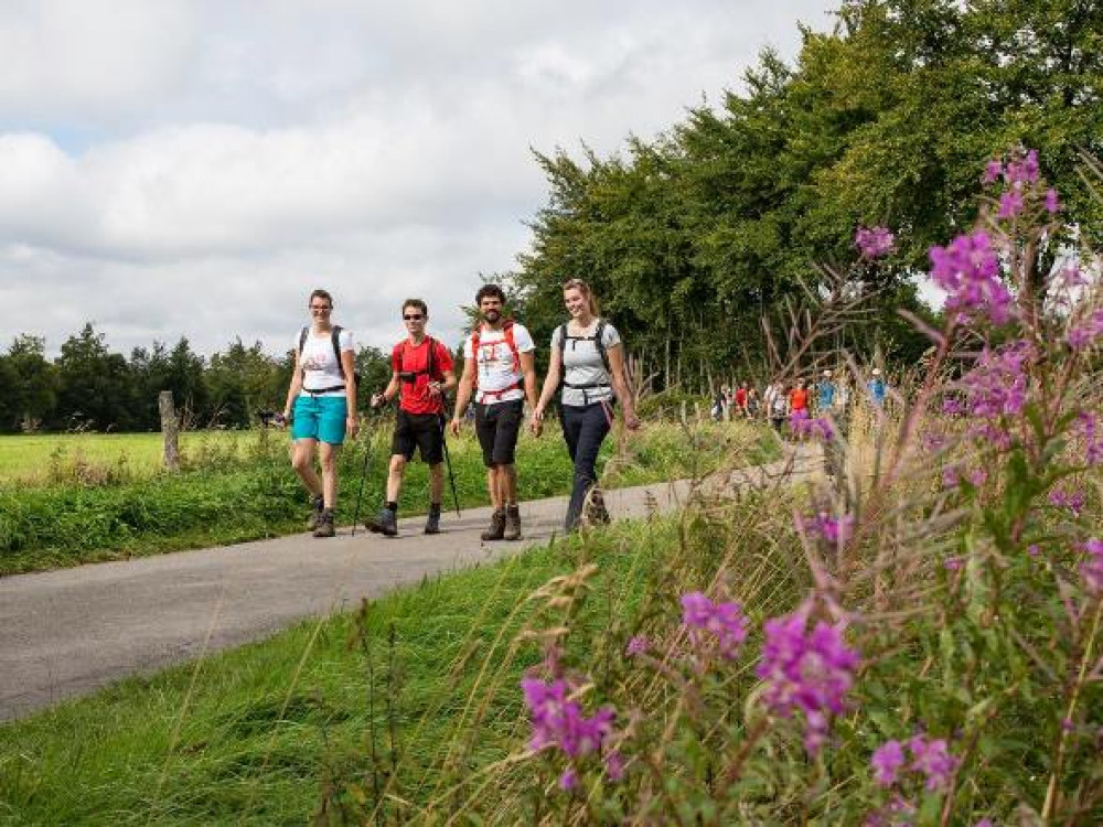 Wandelen zonder rugzak