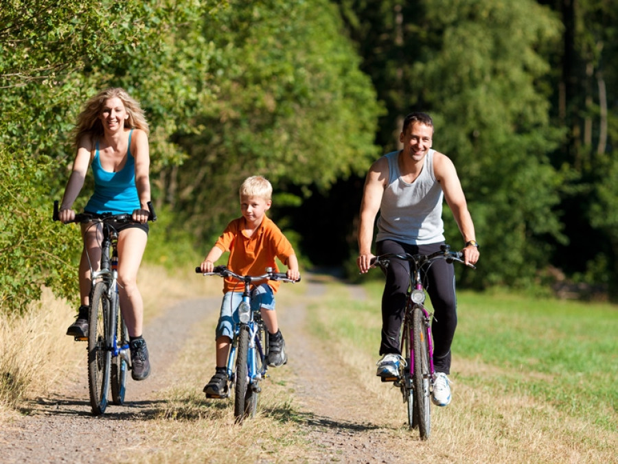 Fietsen in de natuur