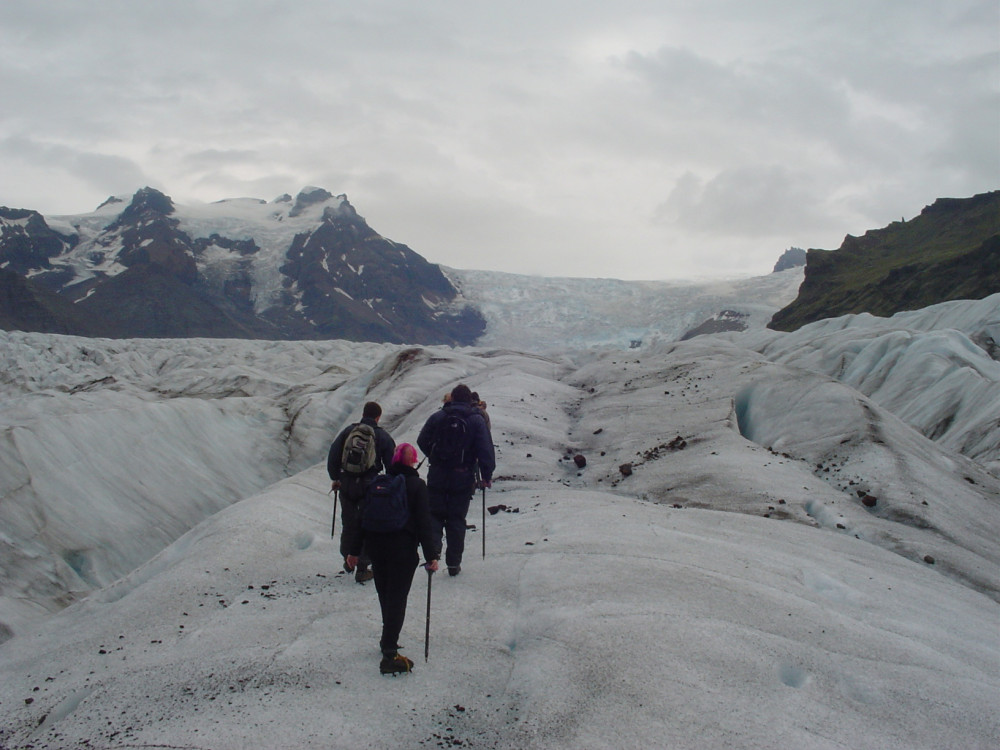 Gletsjer klimmen - IJsland