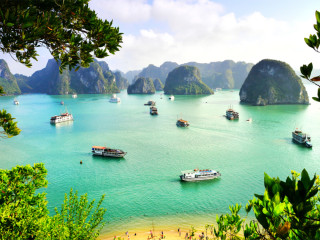 Afbeelding voor Halong Bay in Vietnam