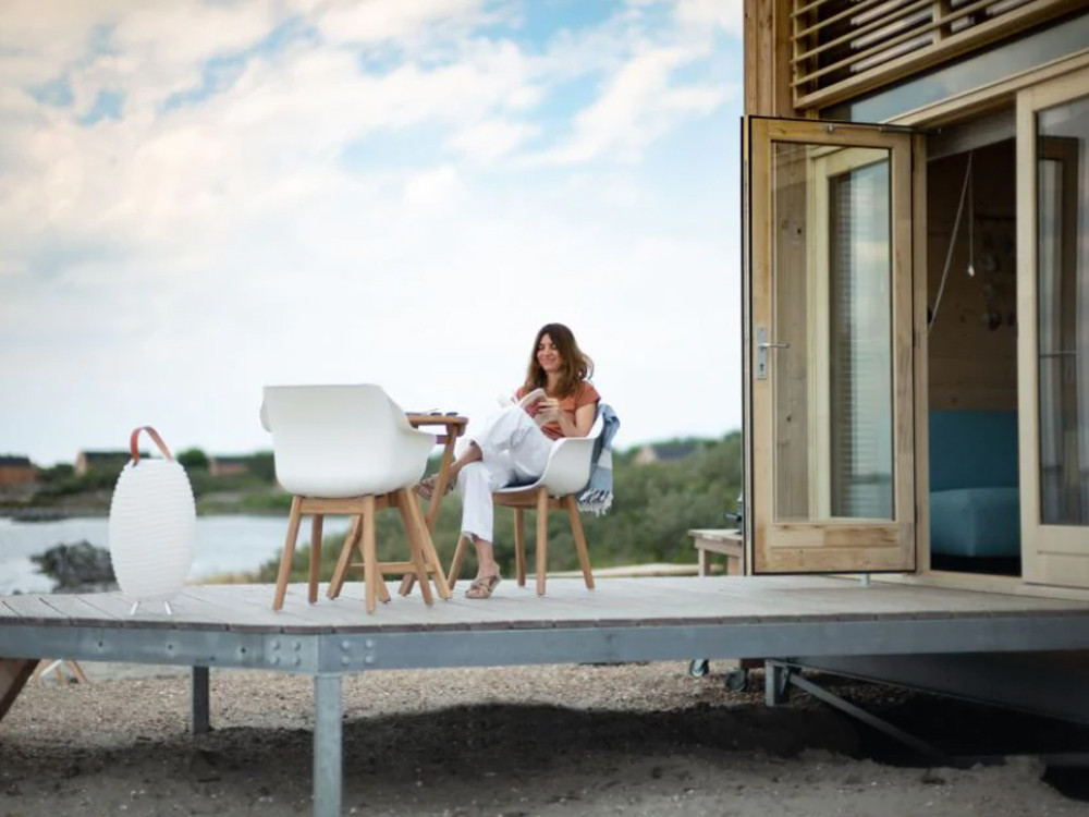 Tiny house aan zee