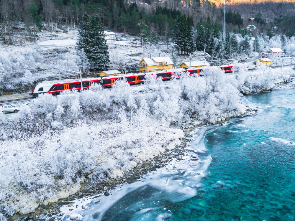 Treinreis Oslo Bergen