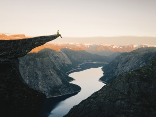 Afbeelding voor Trolltunga in Noorwegen