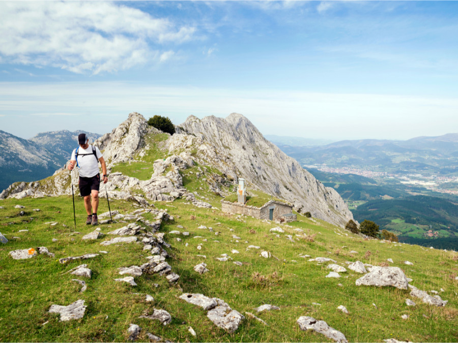 wandelen in Urkiola