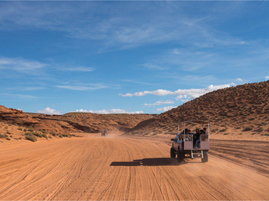 Jeep naar Canyon