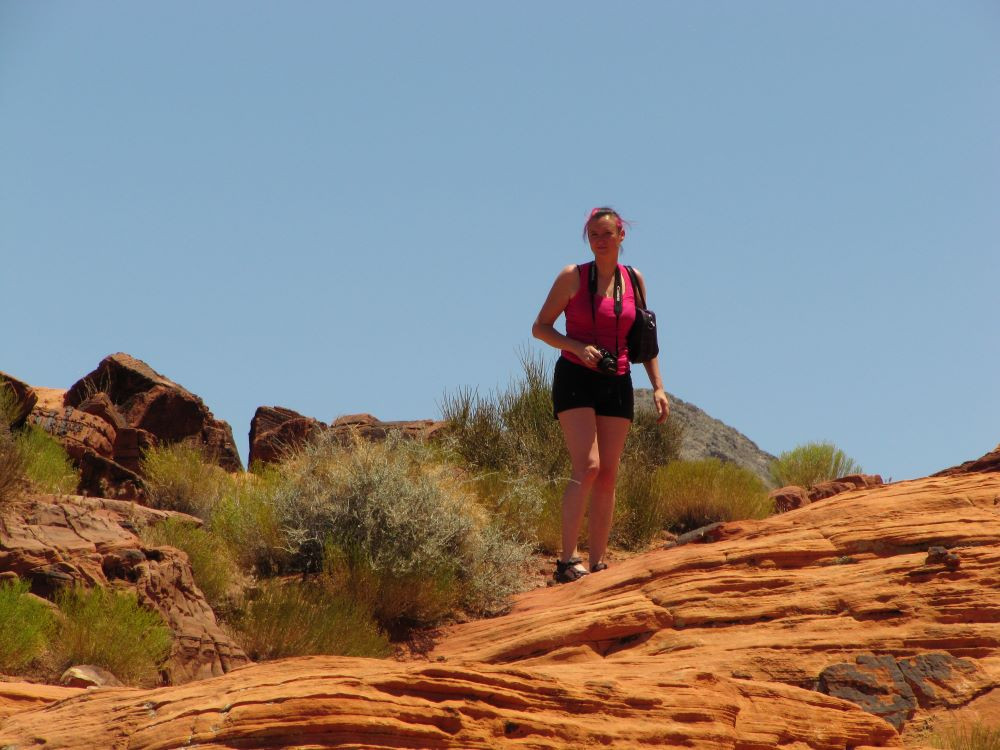 Cindy in Valley of Fire