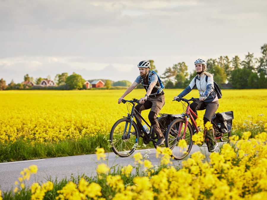 Vänerleden fietstocht in Zweden