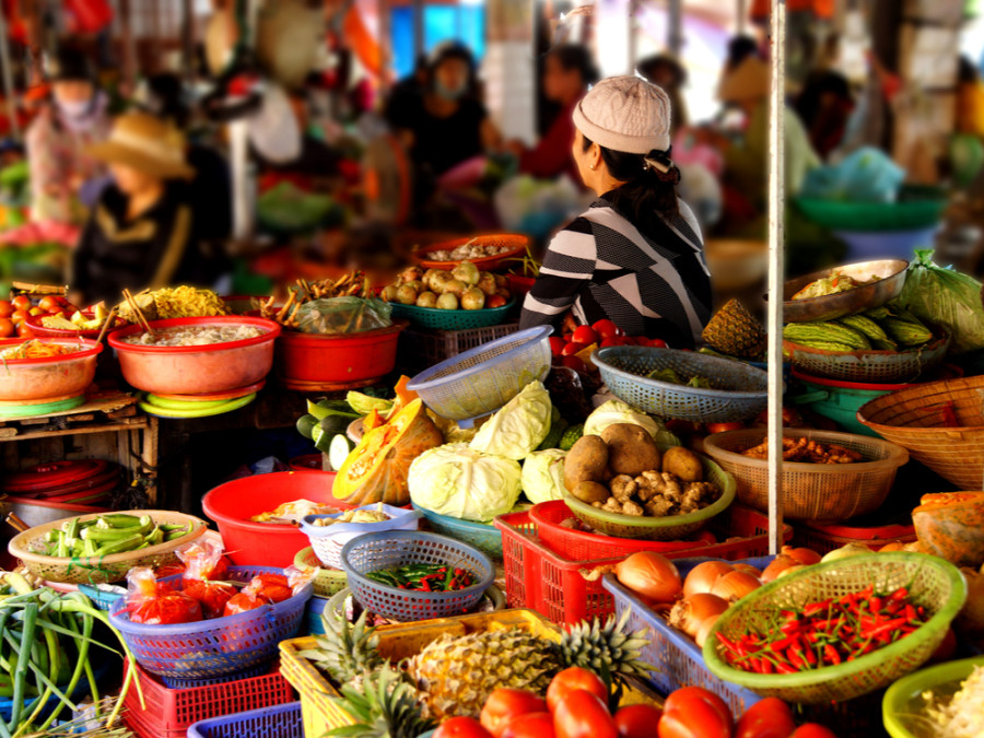 Hoi An food market