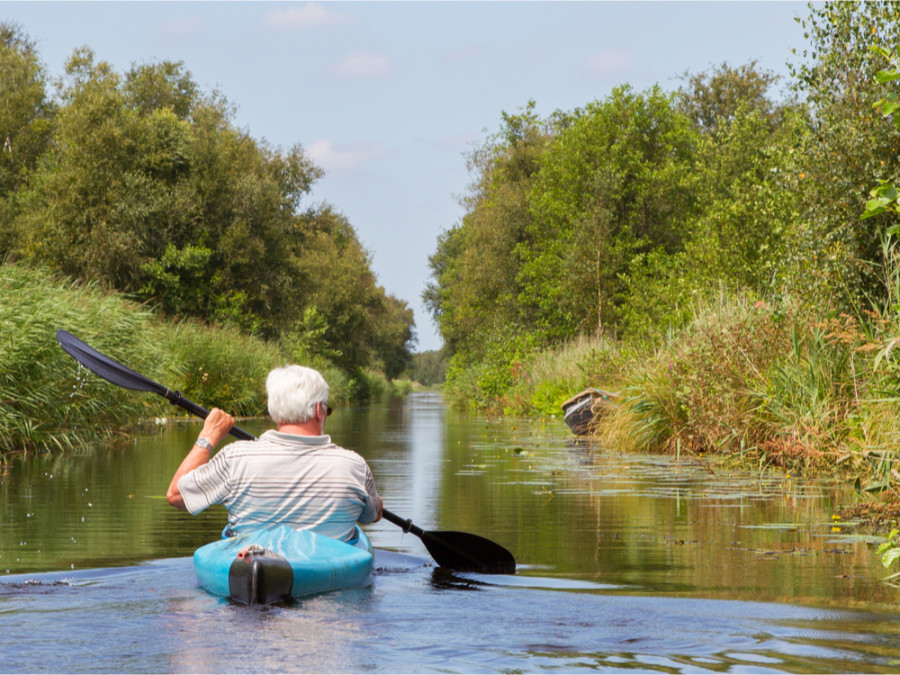 Kanoën bij Giethoorn