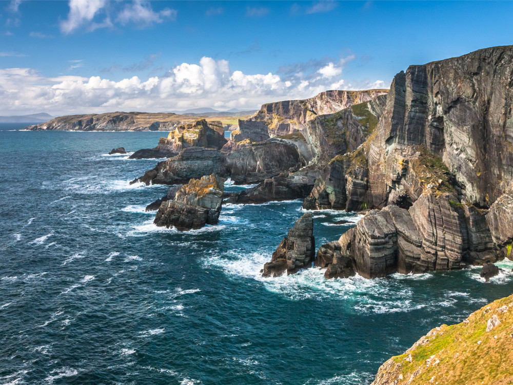 Kustlijn langs de Wild Atlantic Way