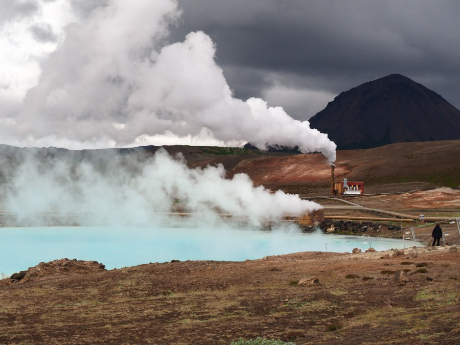 vulkanisch landschap IJsland