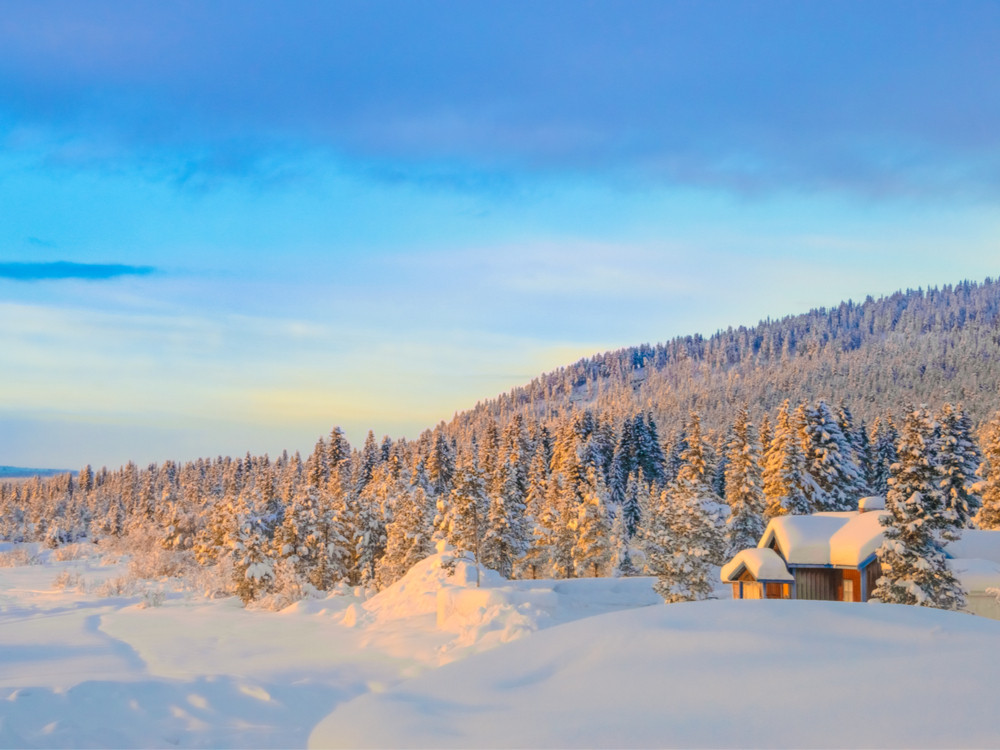 Winter in Zweeds Lapland